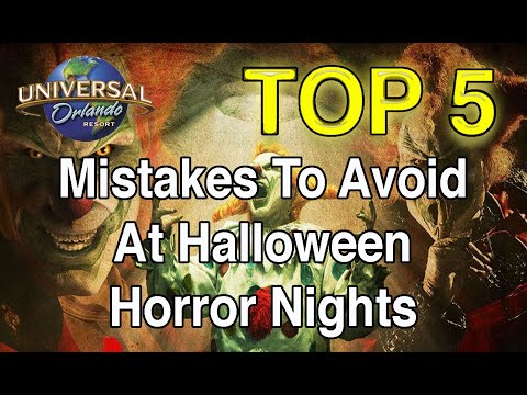 Top 5 Mistakes To Avoid At Halloween Horror Nights