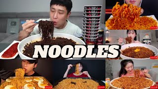 FRIED NOODLES MUKBANG | ASMR MUKBANG COMPLICATION | 2XSPEED