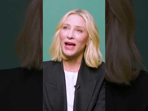 Cate Blanchett wishes men would be asked this question instead. #cateblanchett #equalpay