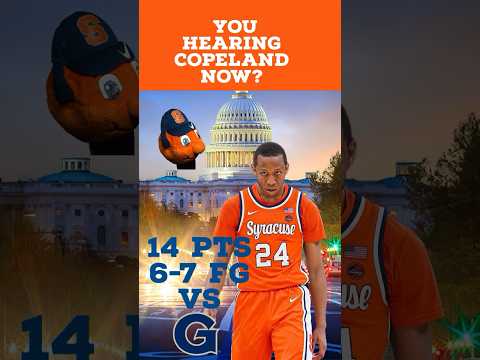 @SyracuseOrange Quadir #Copeland Big Time Putback #Dunk vs #georgetown 12-9-23