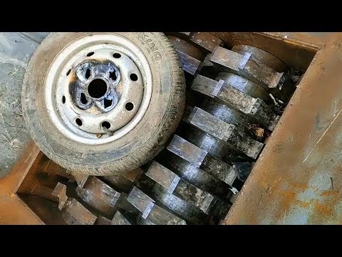 Car Tires vs Fast Shredder #3