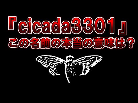 【ゆっくり解説】新作です。『cicada3301』の本当の意味とは？名称の謎について解説