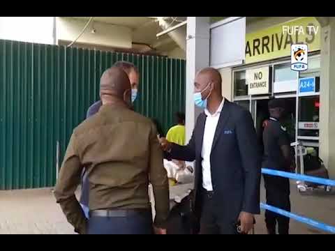 Uganda Cranes New Head Coach Micho arrival at Entebbe International Airport.