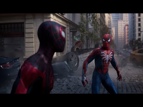 SPIDER-MAN 2 Vs. Venom Boss Fight All Cinematic Cutscenes & New Gameplay (PS5) 2023 [4K Ultra HDR]