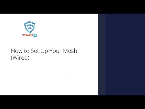 How to Set Up Your Mesh Wired