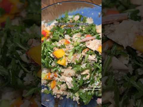 Chicken and warm rice salad recipe 🥗