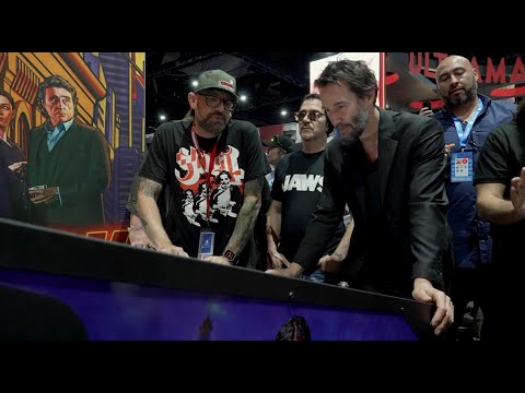 Keanu Plays John Wick Pinball!