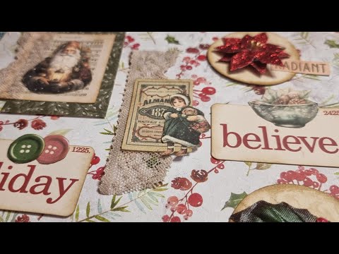 Christmas Junk Journal Mini Embellishment Ideas - Part 2