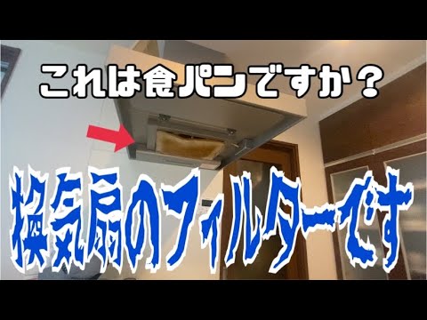 【キッチンリセット】見て見ぬふりしてた換気扇を開けて見たら食パン出てきたww【掃除しろ】