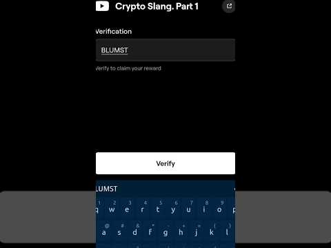 Blum Video code | Crypto Slang. Part 1 Code |how to find altcoins blum code |#blum #blumcode #blumen