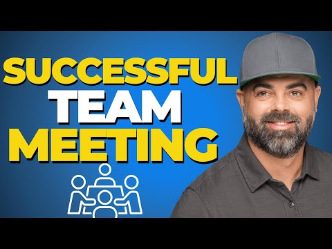 How to Run a Successful Real Estate Team Meeting (with FREE template)