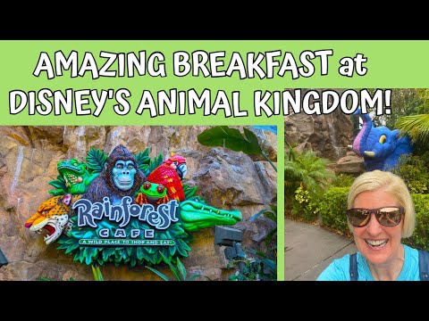 AMAZING BREAKFAST at DISNEY'S ANIMAL KINGDOM!