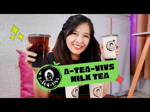 A-TEA-VIVS MILK TEA REVIEW AND MUKBANG