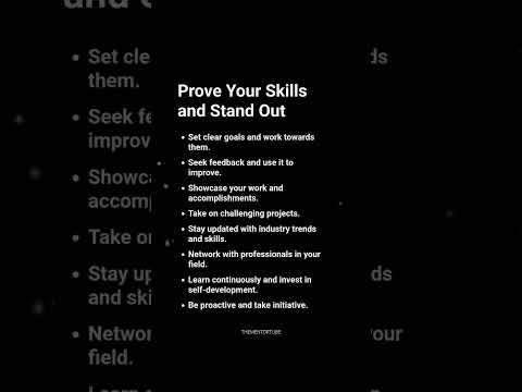 Prove your skills and stand out