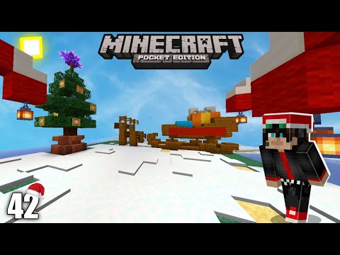 DECORAÇÃO DE NATAL - MINECRAFT SURVIVAL 1.19 #42 ( MINECRAFT BEDROCK )