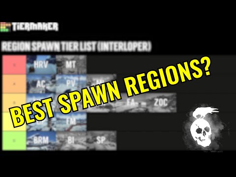 What is the best spawn region for interloper? (Tier List - The Long Dark)