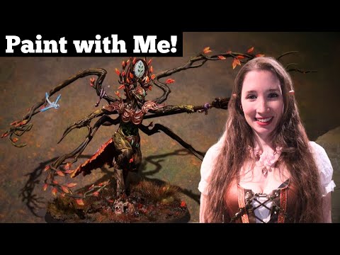 Paint with Me! Lady of Vines in Autumn Theme for Warhammer Age of Sigmar