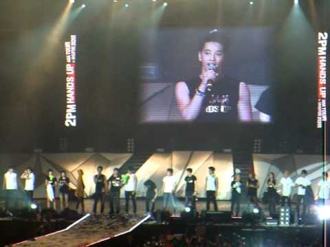 [191111] 2PM Finale Speech to Hottest (2pm Asia Tour Singapore 2011)