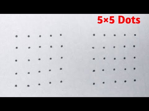 5×5dots chinna muggulu||amazing rangoli for beginners||dharas house||#16