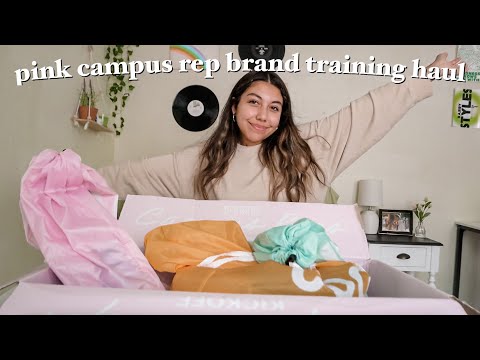 what i received from PINK for CAMPUS REP BRAND TRAINING!! | sjsu campus rep 2021-2022