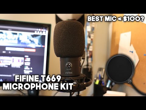 Is This The Best Microphone Under $100? - FiFine T669 Review, Unboxing & Setup