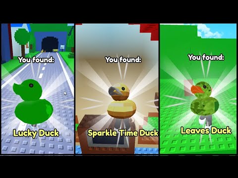 How to get Lucky, Sparkle Time and Leaves Duck in Find the Ducks (Roblox)