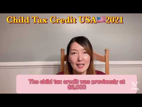 Child Tax Credit in USA 2021/児童税額控除💵💵💵