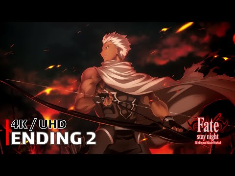 Fate/stay night: Unlimited Blade Works - Ending 2 【ring your bell】 4K / UHD Creditless | CC