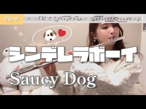 【フルート】シンデレラボーイ/Saucy Dog【楽譜】