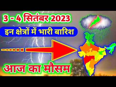 3 September 2023Mosam Ki Jankari|1 September 2023Weather|Aaj Ka Mausam|WeatherReport|WeatherForecast