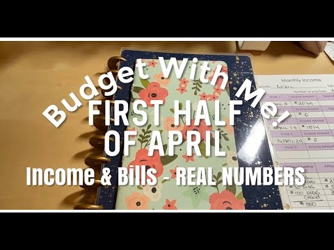 BUDGET WITH ME - APRIL PT. 1 | REAL NUMBERS | INCONSISTENT INCOME ZERO BASED SYSTEM