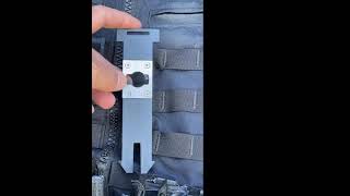 Molle Quick axon body mount installation