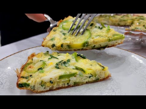 Make an amazing dinner with zucchini and eggs