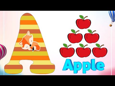 A To Z | Alphabets A to Z | ABC | A For Apple | Nursery Rhymes For Kids #atoz #kidsvideo #abcd