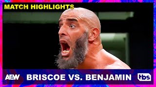 Shelton Benjamin Opens Continental Classic With Mark Briscoe (Clip) | AEW Dynamite | TBS