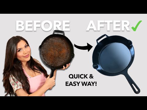 HOW TO CLEAN CAST IRON PAN