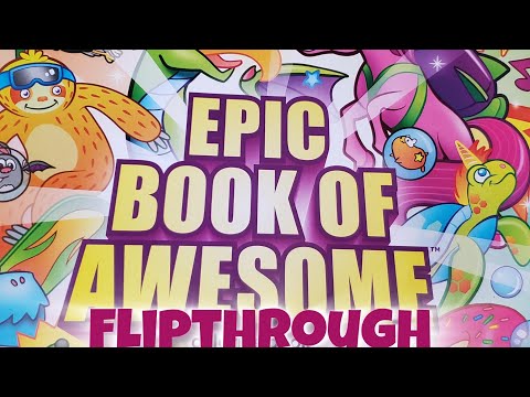 Flip through Crayola  Epic Book of Awesome Fun Coloring Book