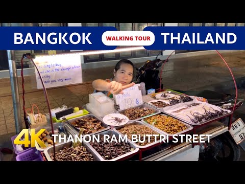 BANGKOK NIGHTLIFE 🇹🇭 Thanon Ram Buttri street | Thailand 2023