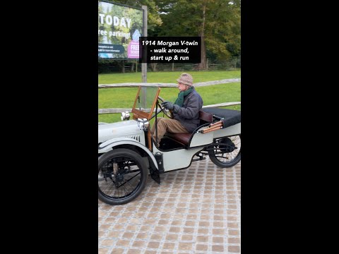 1914 Morgan V-twin - walk around, start up & run