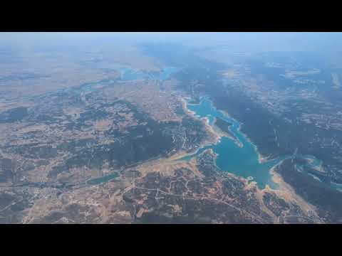 伊比利航空起飛與降落、維也納到馬德里。taking off and landing、Window view and engine sound、Iberia、Airbus A320-200