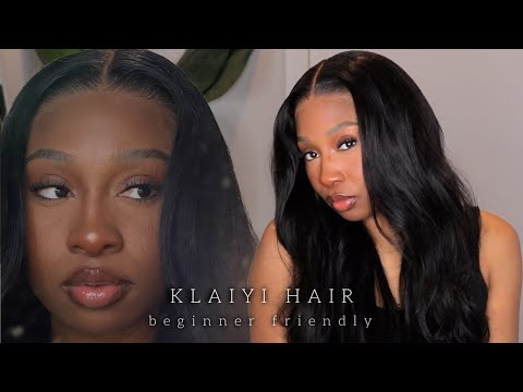 wear&go precut lace wig/ no baby hair install ft. klaiyi hair | jaelah majette