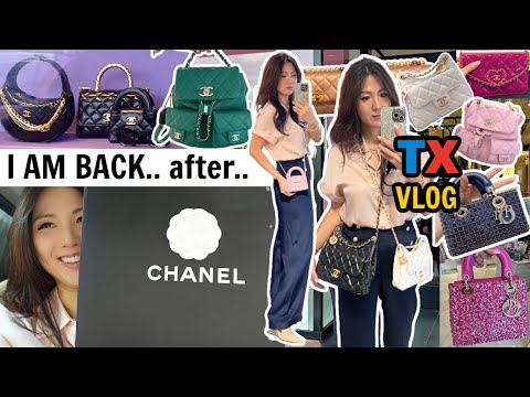 BACK TO CHANEL after what happened ... | NEW LAUNCH DAY FOR CHANEL & visited DIOR | CHARIS IN TEXAS