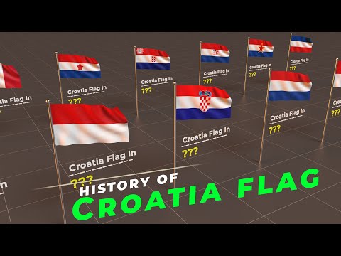 Evolution of Croatia Flag | Timeline of Croatia Flag | Flags of the world |