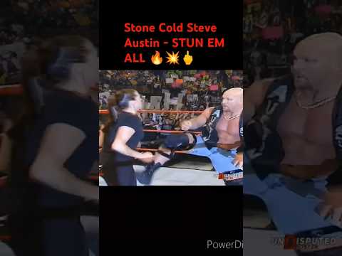 Stone Cold Steve Austin - STUN EM ALL 🔥💥🖕#stonecoldsteveaustin