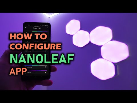 How to Configure the NANOLEAF App - Change Shape Settings TUTORIAL