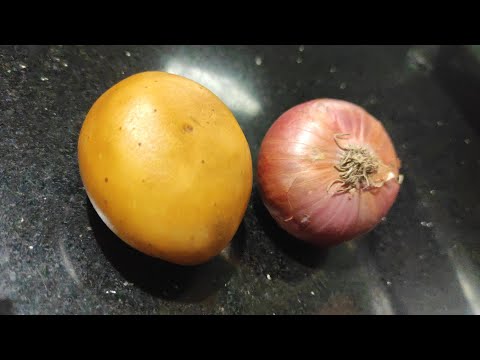 Evening tasty snack recipe|1onion and 1potato recipe|with out egg| tasty omlet