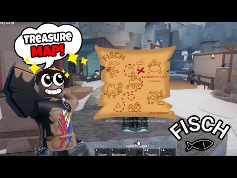 How to use Treasure Map in Fisch Roblox