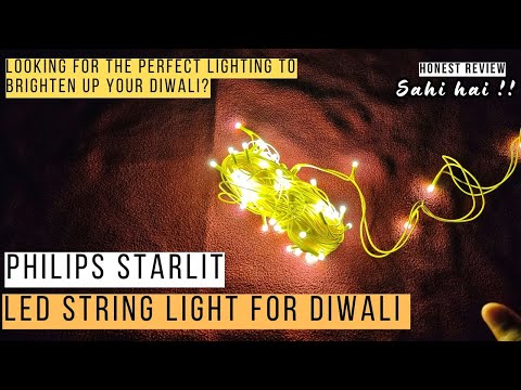 Philips Starlit 12M LED String Lights Review: Perfect Diwali Lighting!