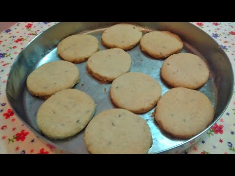 Wheat flour jeera Cookies with out oven||How to make wheat flour jeera cookies at home without oven