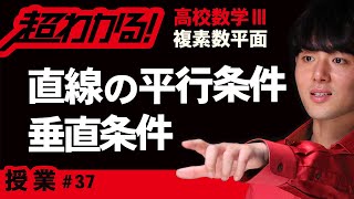 直線の平行条件・垂直条件【高校数学】複素数平面＃３７